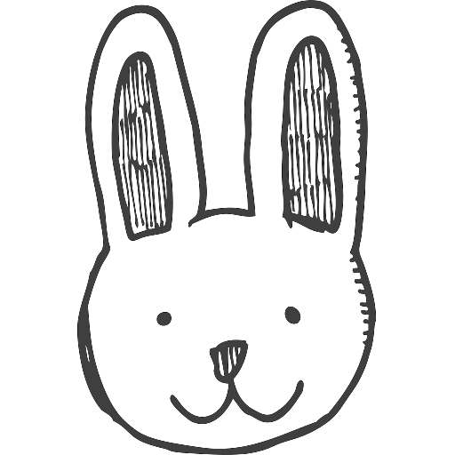 宠物 手绘 兔 兔子