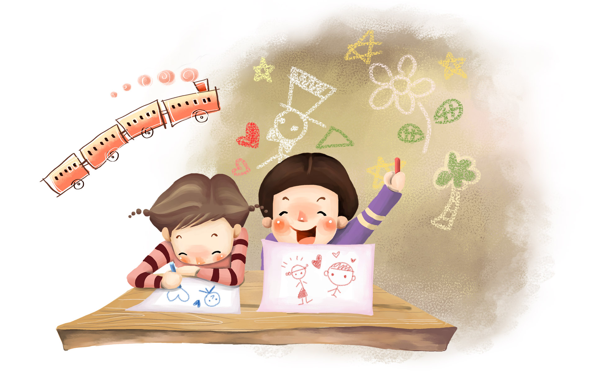 童年 画 配图