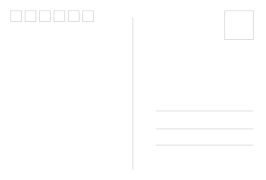 明信片-横式模板下载-金印客模板库