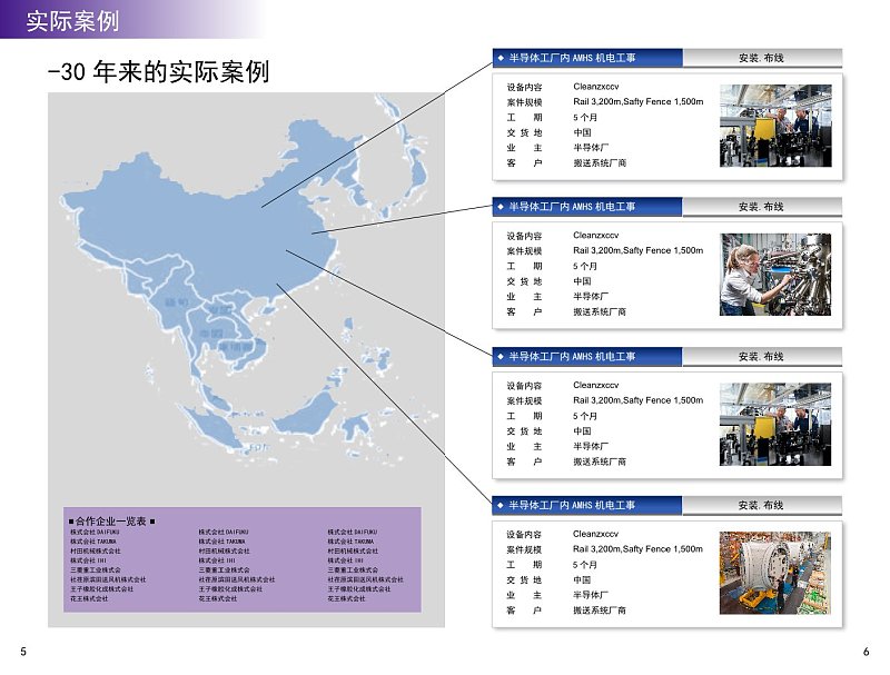 紫色商务企业工程服务宣传画册企业方案