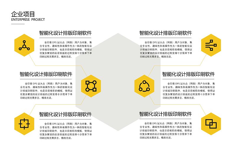黄色简约宣传画册企业项目介绍