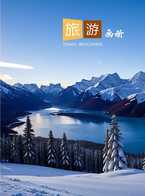 中国风旅游风景宣传画册